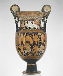 New York’s Metropolitan Museum recognises that the “Gran Vaso” comes from Polignano a Mare 