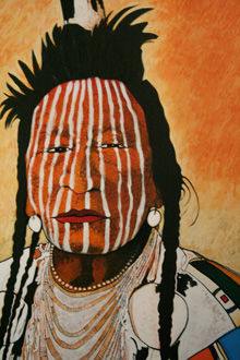 Ritratto d’artista
Kevin Red Star
“L’anima dell’Indiano”
